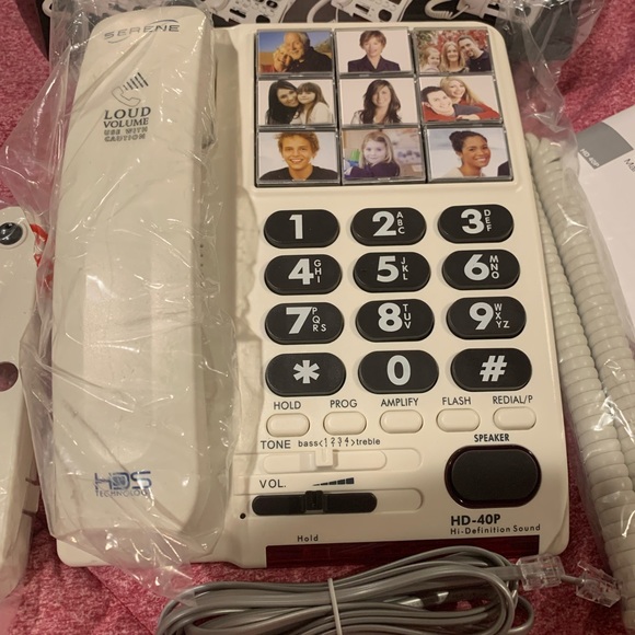 Amplified Big Button Landline Phone For Seniors - Picture 6 of 10